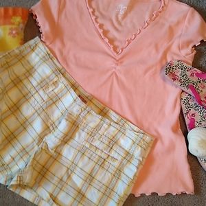 Shorts and shirt set Faded glory